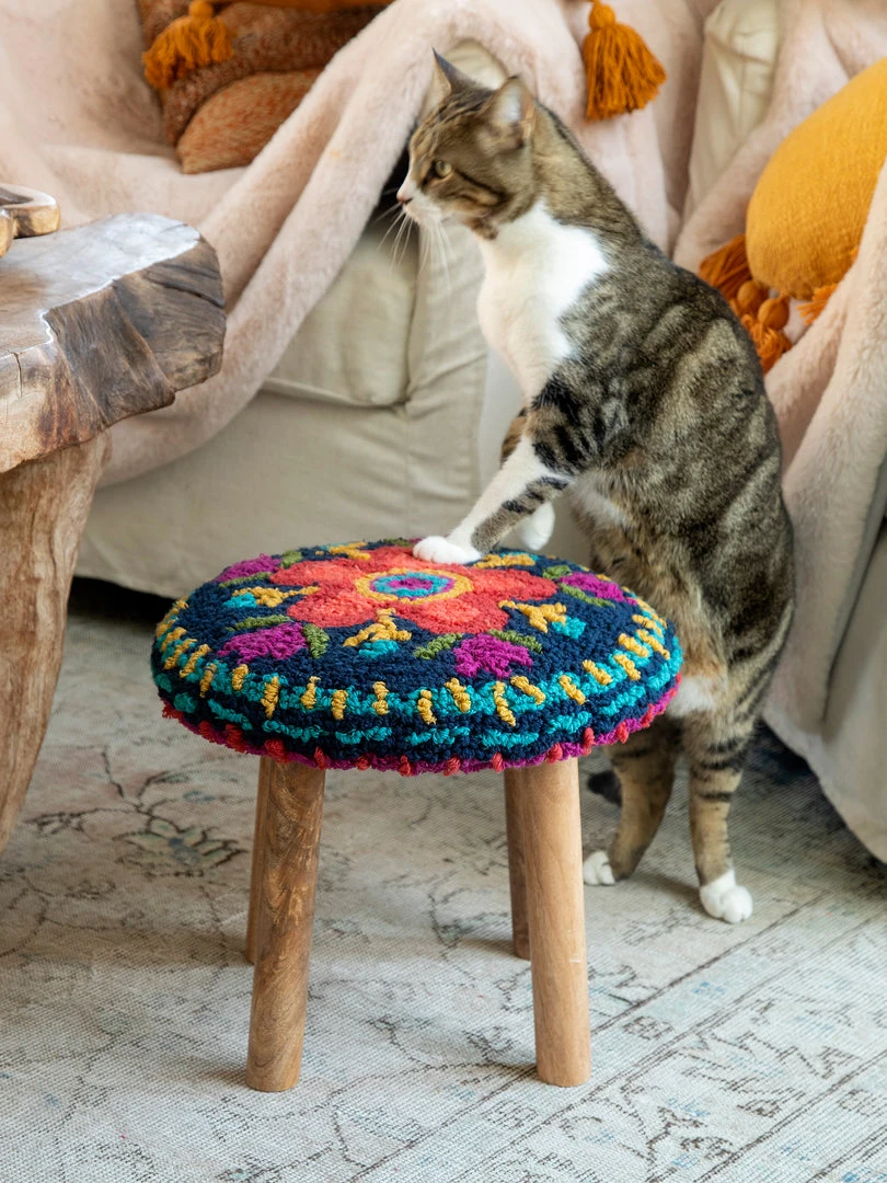 Natural Life Hooked Foot Stool Back To Campus 5 Natural Life Hooked Foot Stool Back To Campus