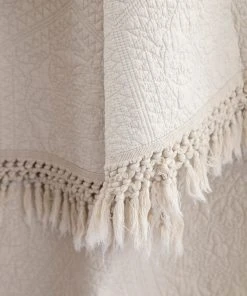 Natural Life Back To Campus Matelasse Coverlet