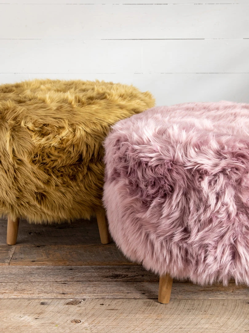 Natural Life Faux Fur Stool Back To Campus 11 Natural Life Faux Fur Stool Back To Campus