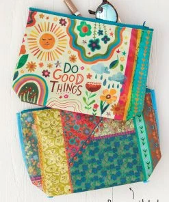 Natural Life Recycled Zip Pouch Back To Campus