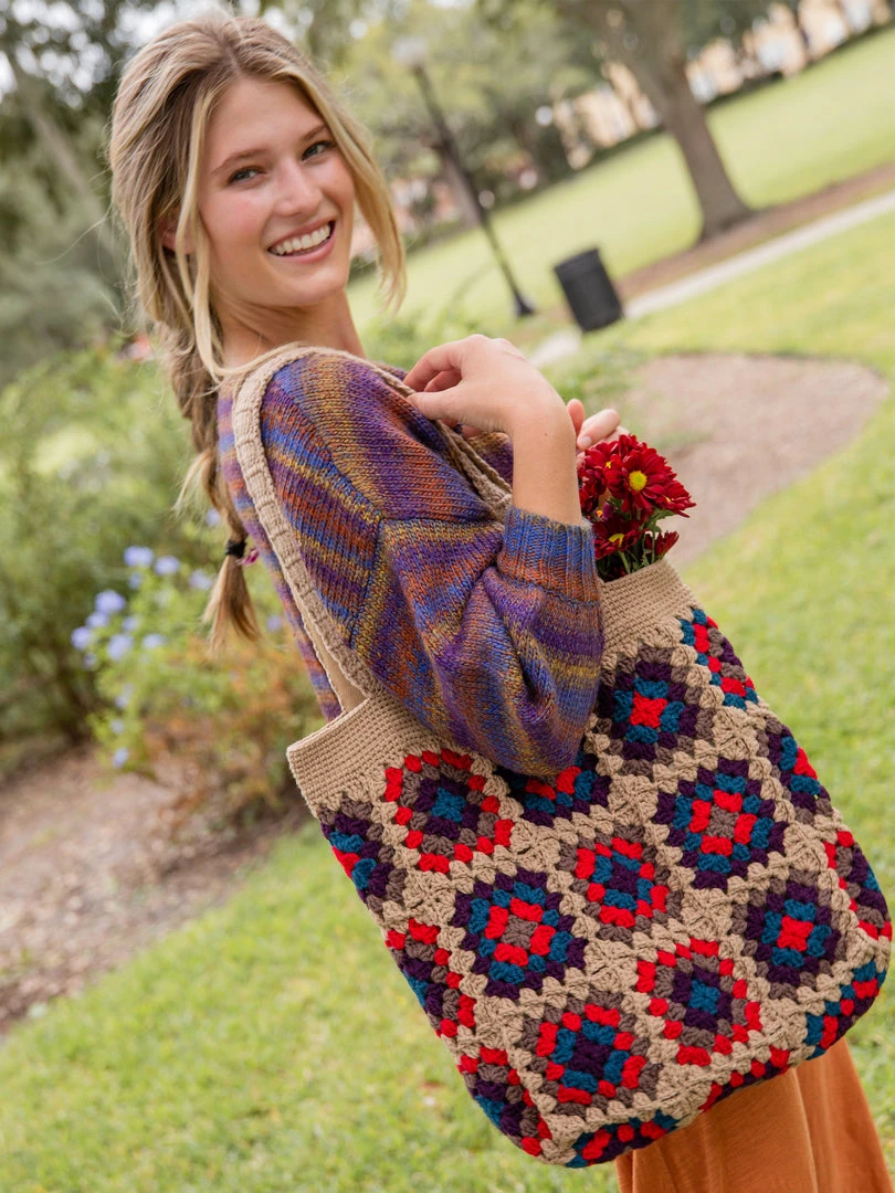 Natural Life Back To Campus Crochet Tote Bag 7 Natural Life Back To Campus Crochet Tote Bag