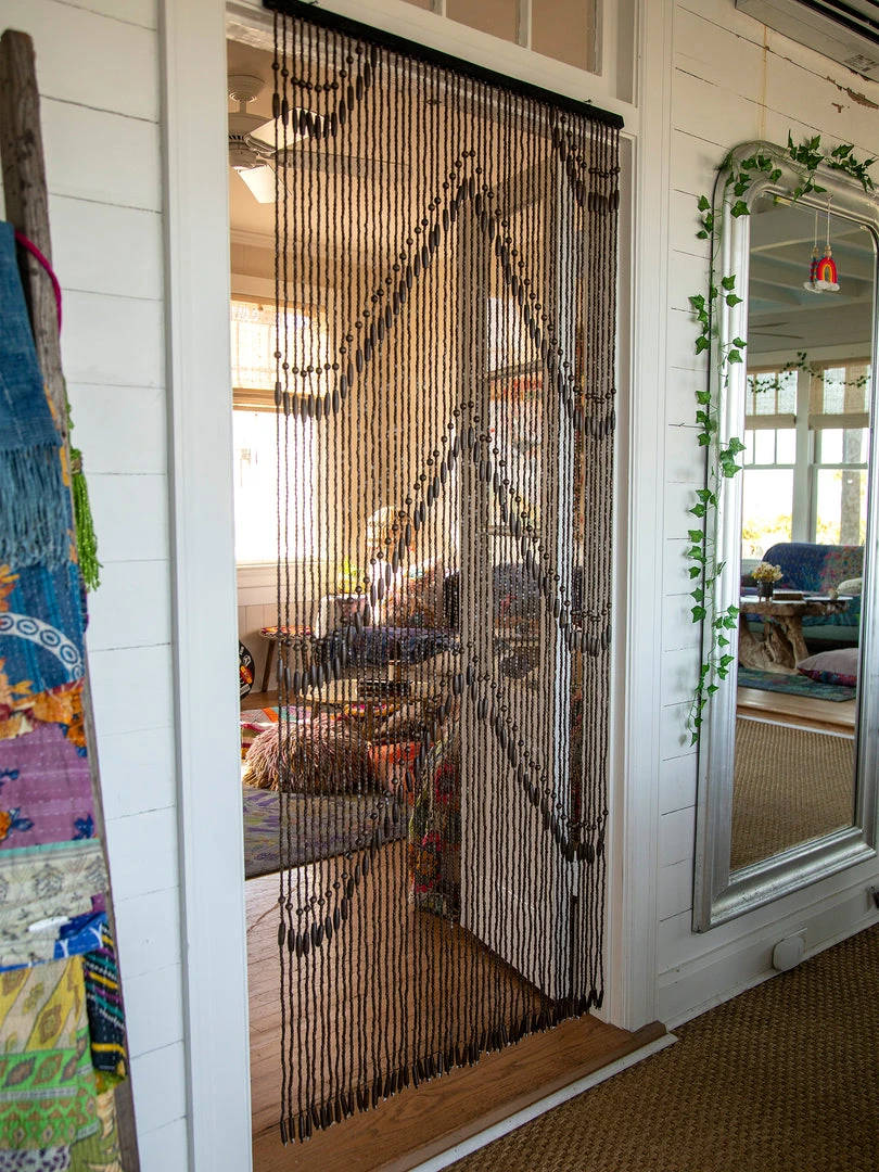 Natural Life Bungalow Beaded Curtain 6 Natural Life Bungalow Beaded Curtain