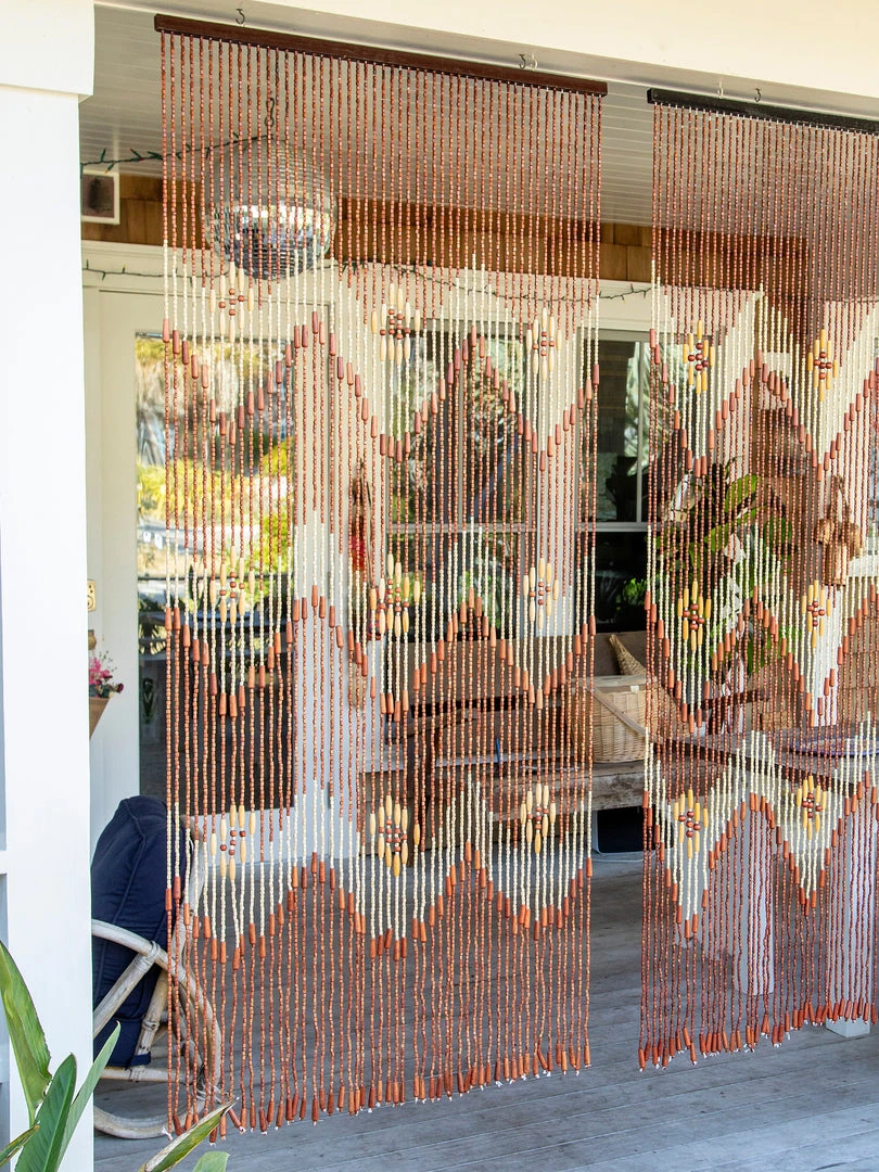 Natural Life Bungalow Beaded Curtain 8 Natural Life Bungalow Beaded Curtain