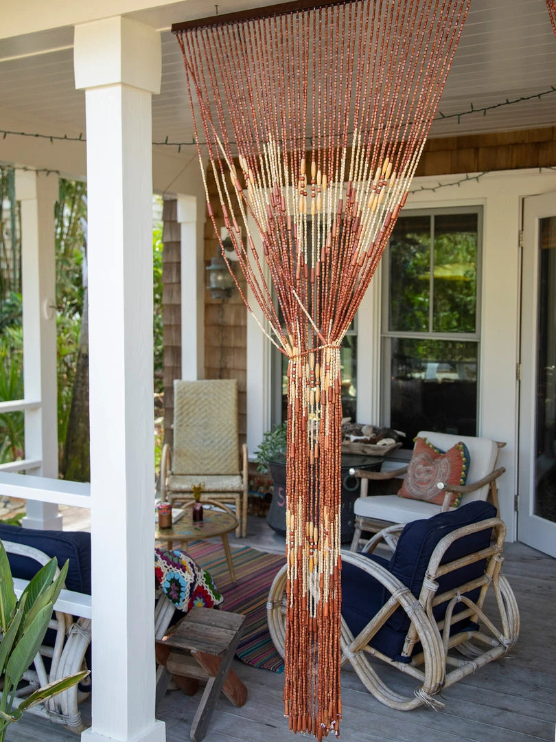 Natural Life Bungalow Beaded Curtain 9 Natural Life Bungalow Beaded Curtain