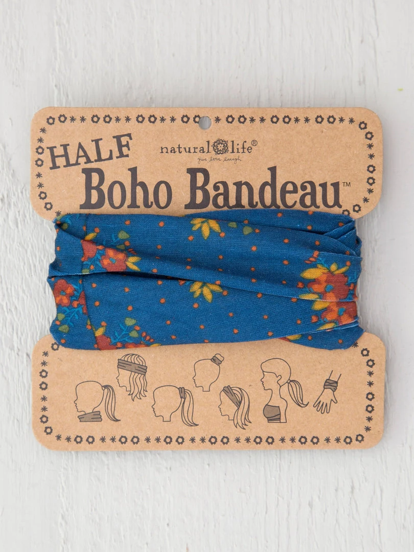 Natural Life Floral Half Boho Bandeau ACCESSORIES 10 Natural Life Floral Half Boho Bandeau ACCESSORIES