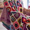 Natural Life Granny Square Crochet Blanket Back To Campus 1 Natural Life Granny Square Crochet Blanket Back To Campus
