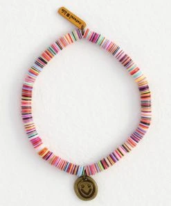 Natural Life Sequin Disc Charm Bracelet