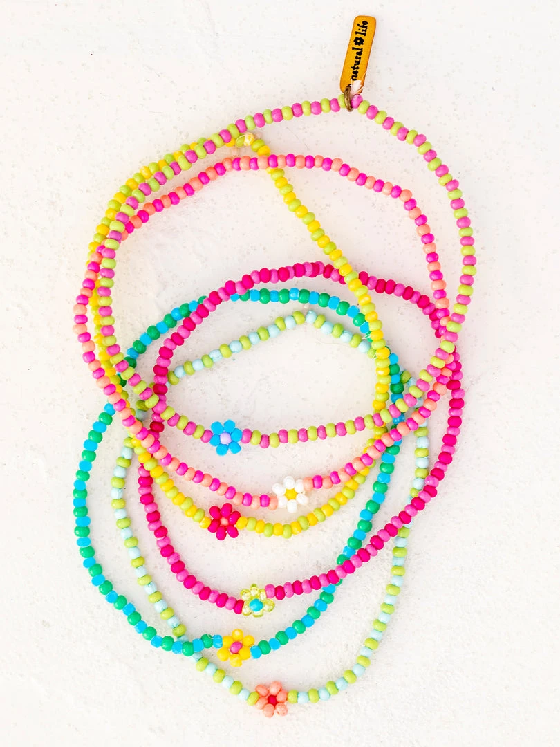 Natural Life Beaded Bracelet Set Of 6 ACCESSORIES 8 Natural Life Beaded Bracelet Set Of 6 ACCESSORIES