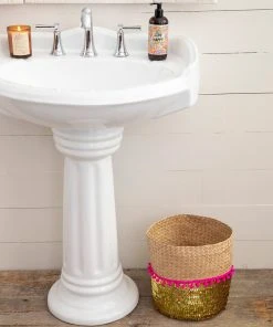 Natural Life Sequin Basket