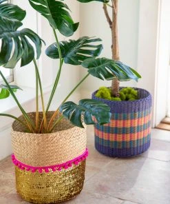 Natural Life Sequin Basket 9 Natural Life Sequin Basket