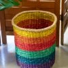Natural Life Rainbow Waste Basket