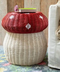 Natural Life Mushroom Storage Table Back To Campus