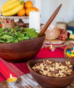 Natural Life Mango Wood Bowl Set 8 Natural Life Mango Wood Bowl Set