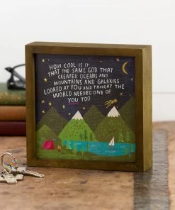 Natural Life Back To Campus Bungalow Box Sign