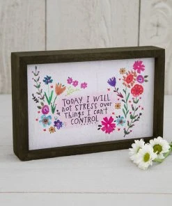 Natural Life Back To Campus Bungalow Box Sign