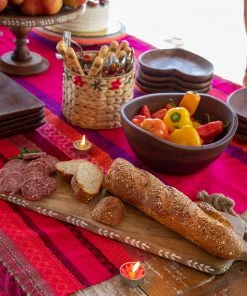 Natural Life Hand Carved Bread Board