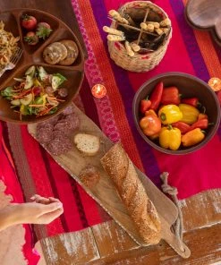 Natural Life Hand Carved Bread Board 11 Natural Life Hand Carved Bread Board