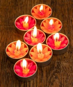 Natural Life Set Of 8 Tea Lights 12 Natural Life Set Of 8 Tea Lights