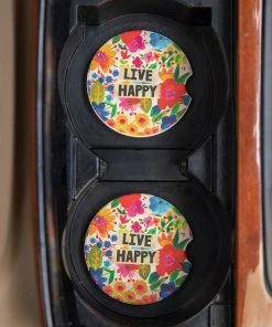 Natural Life Car Coasters