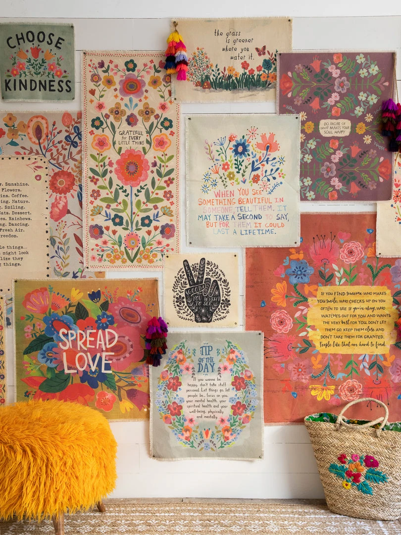 Natural Life Canvas Tapestry Back To Campus 7 Natural Life Canvas Tapestry Back To Campus