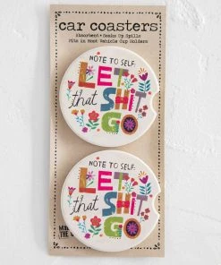 Natural Life Car Coasters