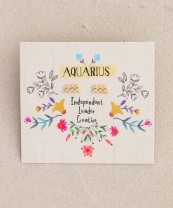 Natural Life Zodiac Perfect Tiny Studs 41 Natural Life Zodiac Perfect Tiny Studs