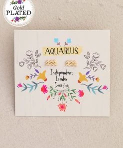 Natural Life Zodiac Perfect Tiny Studs