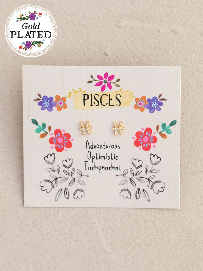 Natural Life Zodiac Perfect Tiny Studs 9 Natural Life Zodiac Perfect Tiny Studs
