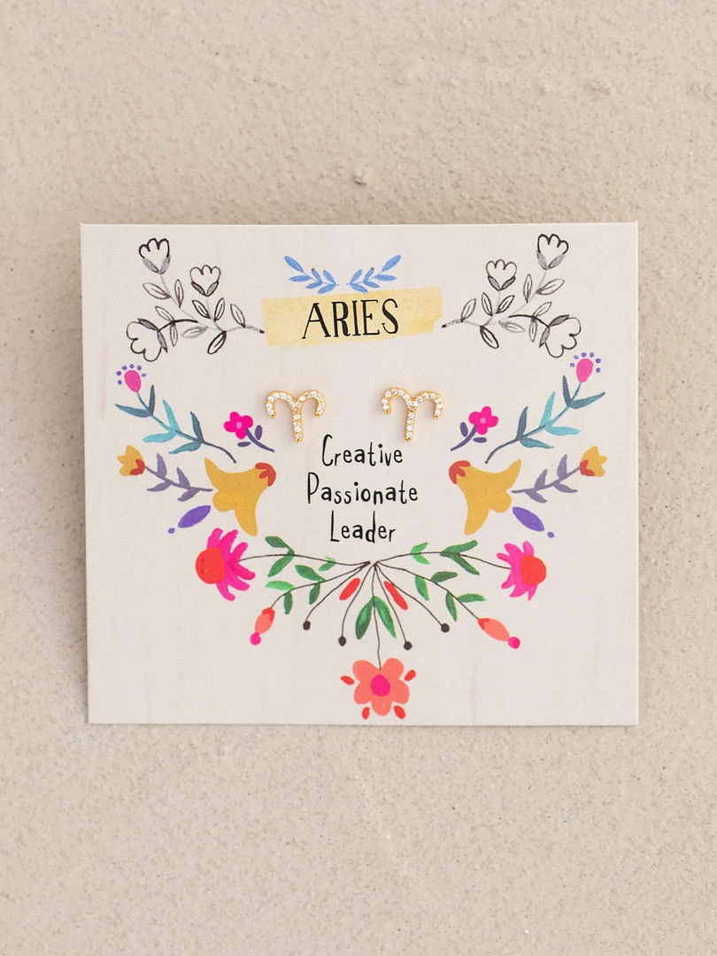 Natural Life Zodiac Perfect Tiny Studs 10 Natural Life Zodiac Perfect Tiny Studs