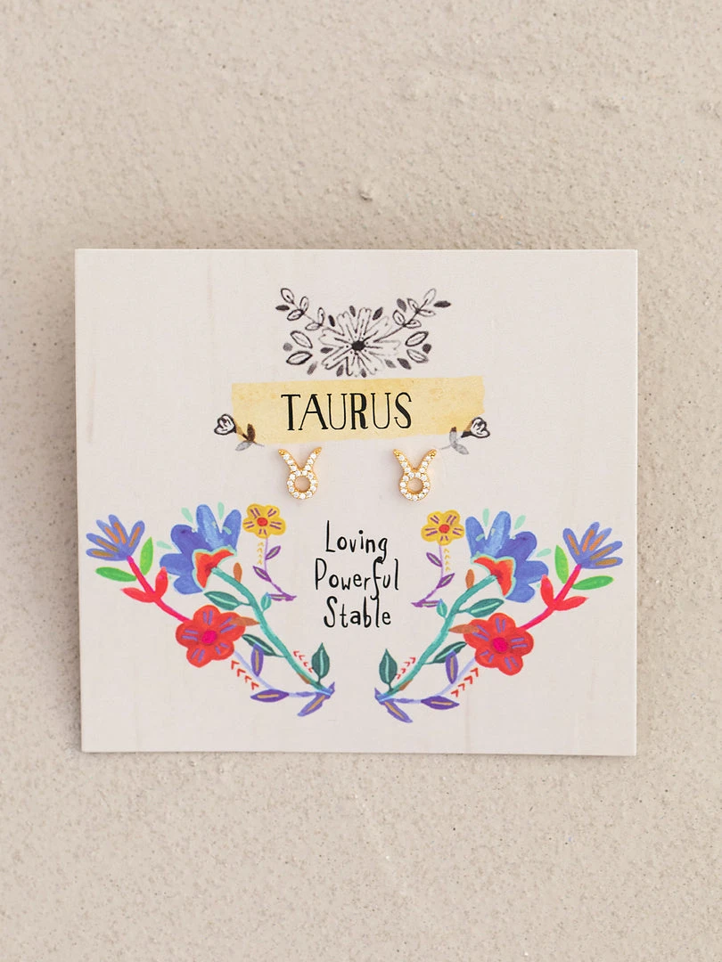 Natural Life Zodiac Perfect Tiny Studs 13 Natural Life Zodiac Perfect Tiny Studs