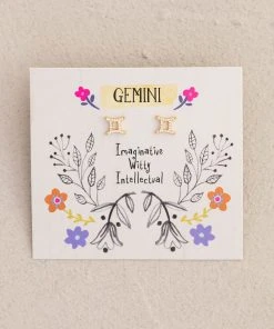 Natural Life Zodiac Perfect Tiny Studs 52 Natural Life Zodiac Perfect Tiny Studs