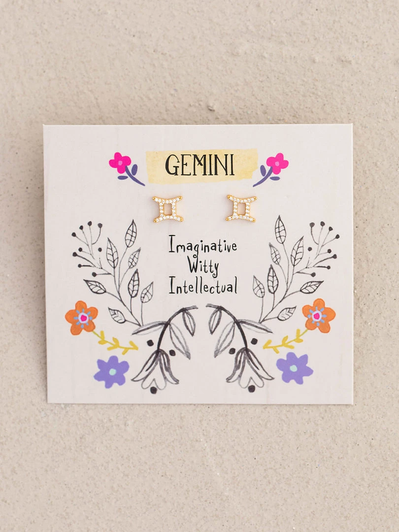 Natural Life Zodiac Perfect Tiny Studs 16 Natural Life Zodiac Perfect Tiny Studs