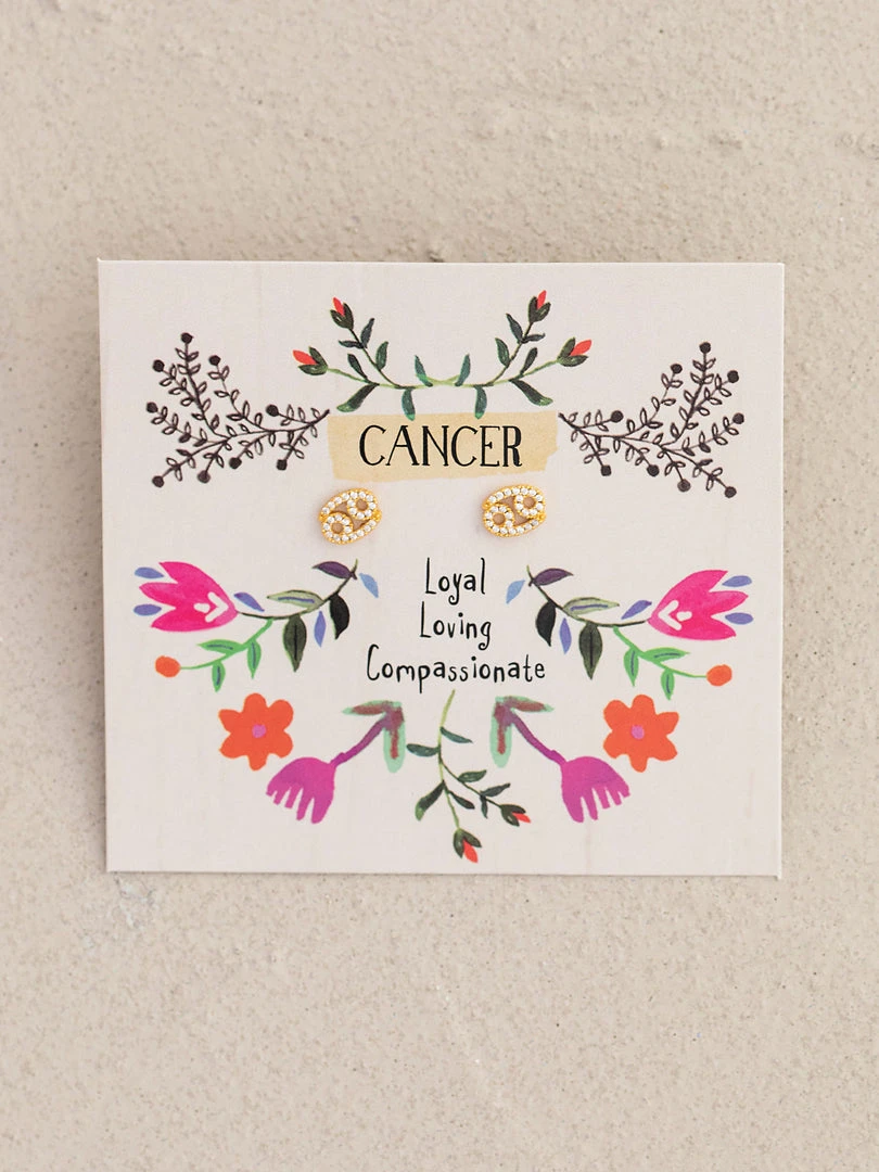 Natural Life Zodiac Perfect Tiny Studs 19 Natural Life Zodiac Perfect Tiny Studs