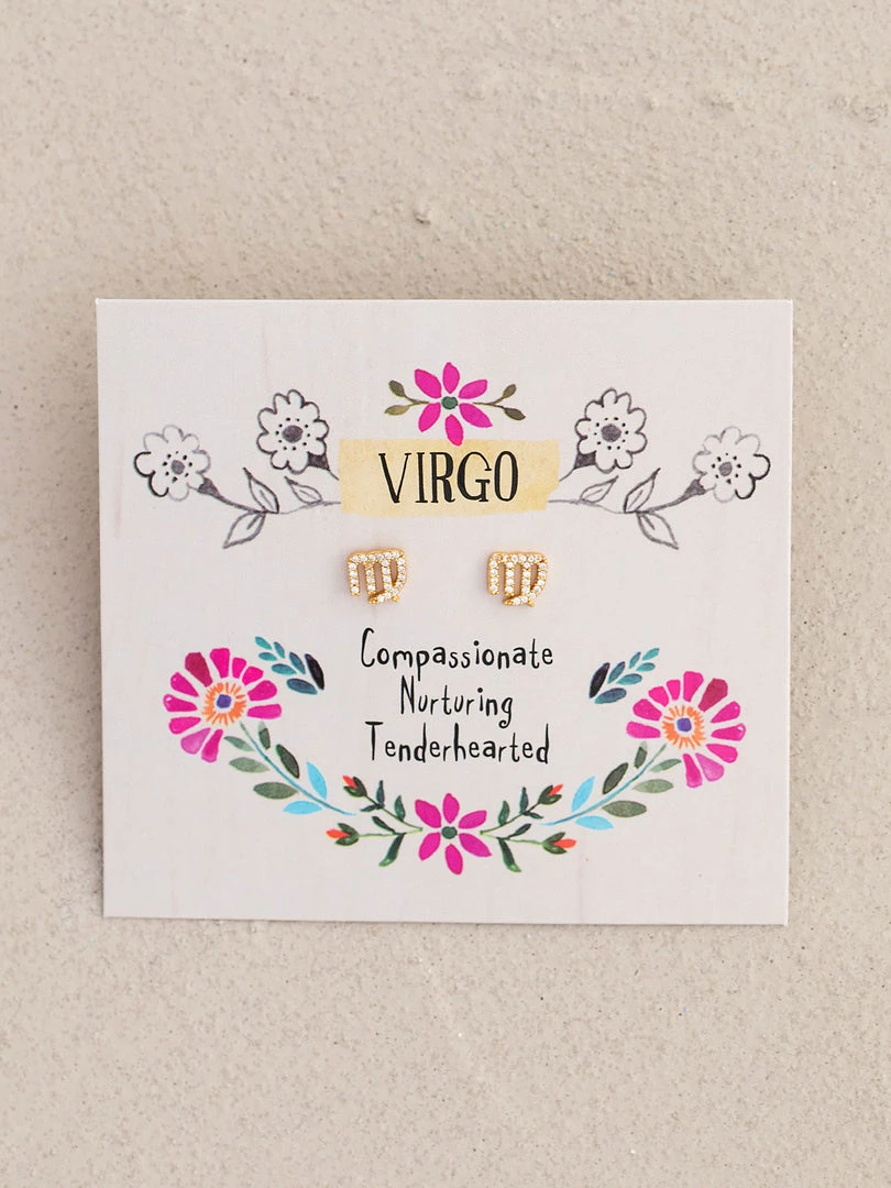 Natural Life Zodiac Perfect Tiny Studs 25 Natural Life Zodiac Perfect Tiny Studs