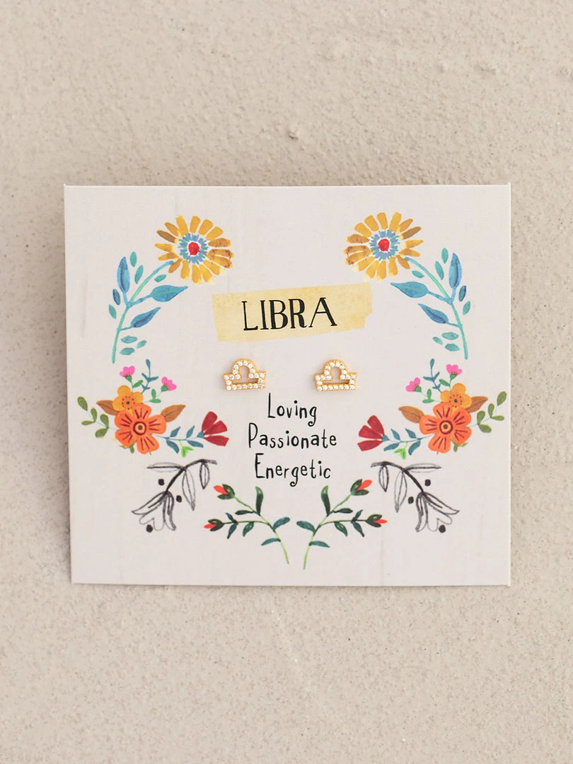 Natural Life Zodiac Perfect Tiny Studs 28 Natural Life Zodiac Perfect Tiny Studs