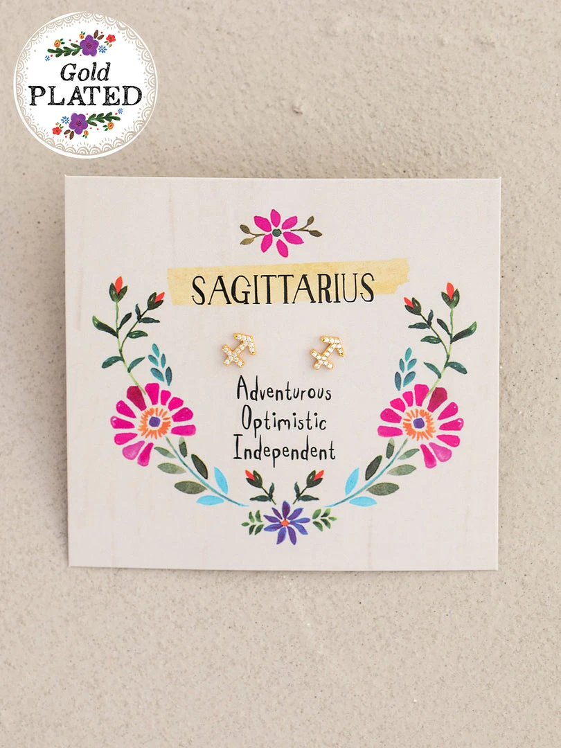 Natural Life Zodiac Perfect Tiny Studs 36 Natural Life Zodiac Perfect Tiny Studs