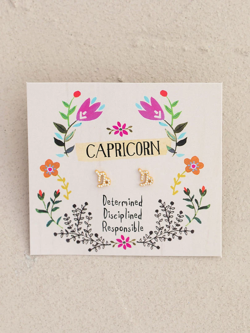 Natural Life Zodiac Perfect Tiny Studs 37 Natural Life Zodiac Perfect Tiny Studs