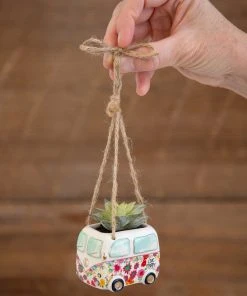 Natural Life Faux Succulent Car Charm