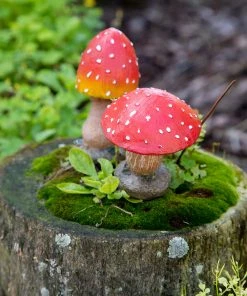 Natural Life Set Of 2 Garden Stakes Beach & Outdoors