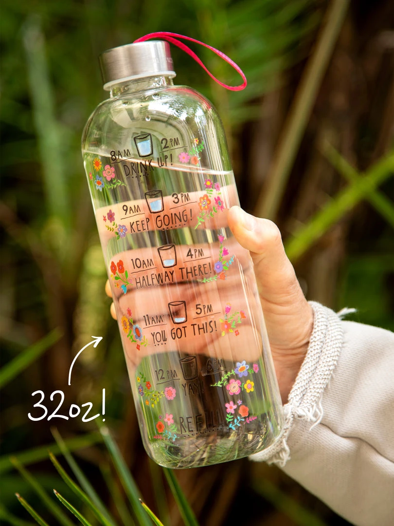 Natural Life Glass Water Bottle 12 Natural Life Glass Water Bottle