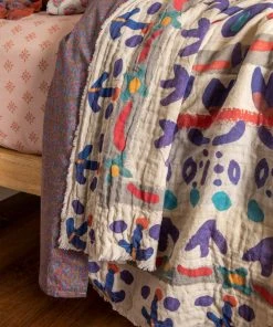 Natural Life Back To Campus Gauze Coverlet