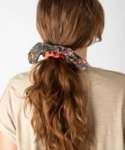 Natural Life Mixed Print Tie Scrunchie 10 Natural Life Mixed Print Tie Scrunchie