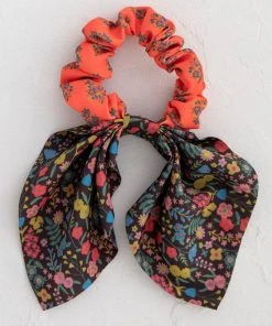 Natural Life Mixed Print Tie Scrunchie 9 Natural Life Mixed Print Tie Scrunchie