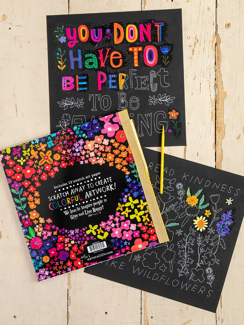 Natural Life Scratch Art Poster Book 5 Natural Life Scratch Art Poster Book