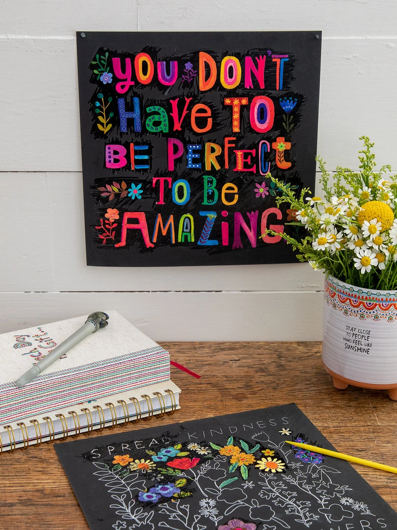 Natural Life Scratch Art Poster Book 6 Natural Life Scratch Art Poster Book