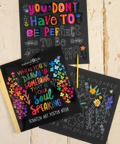 Natural Life Scratch Art Poster Book