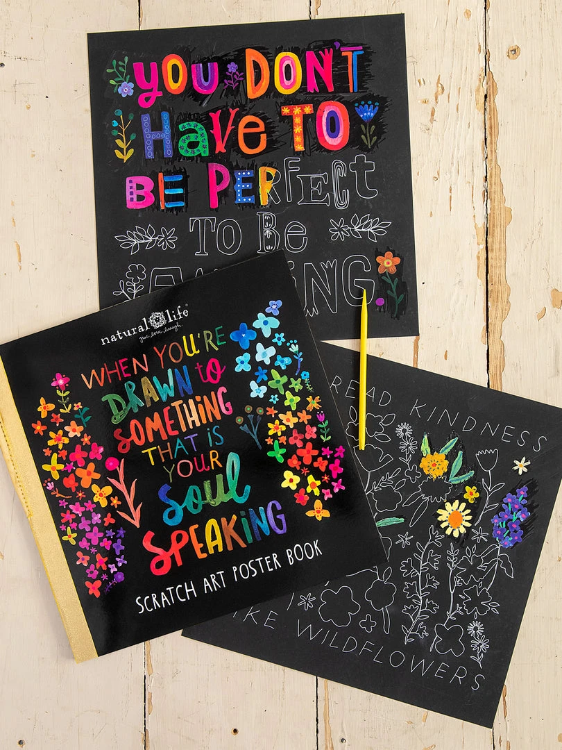 Natural Life Scratch Art Poster Book 3 Natural Life Scratch Art Poster Book