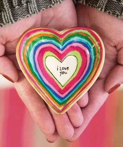 Natural Life FUN & GIFTS Heart Trinket Dish