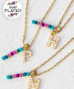 Natural Life Initial Charm Necklace Best Selling Gifts 102 Natural Life Initial Charm Necklace Best Selling Gifts