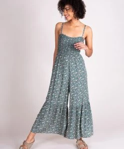 Natural Life Layla Smocked Jumpsuit